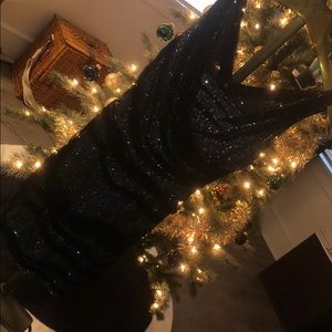 EXPRESS cocktail Sequin/mesh dress, like NEW!